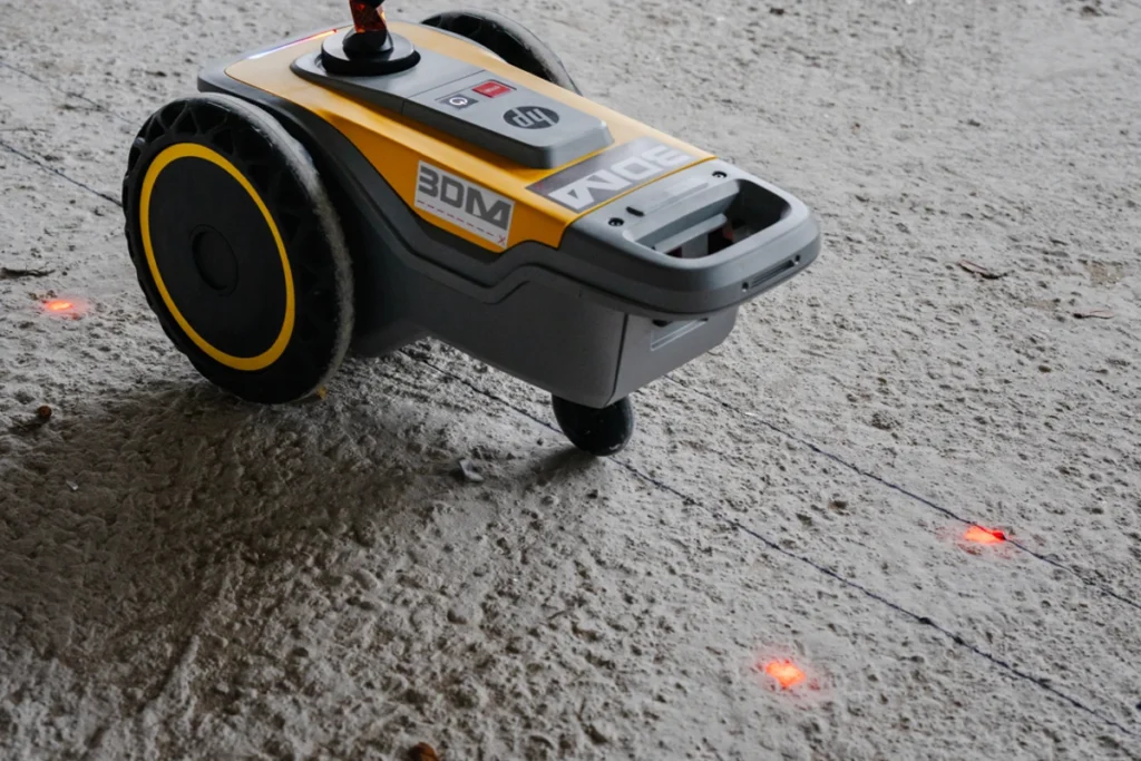 3DM HP SitePrint Druckroboter beim Praxisprojekt in Haltern