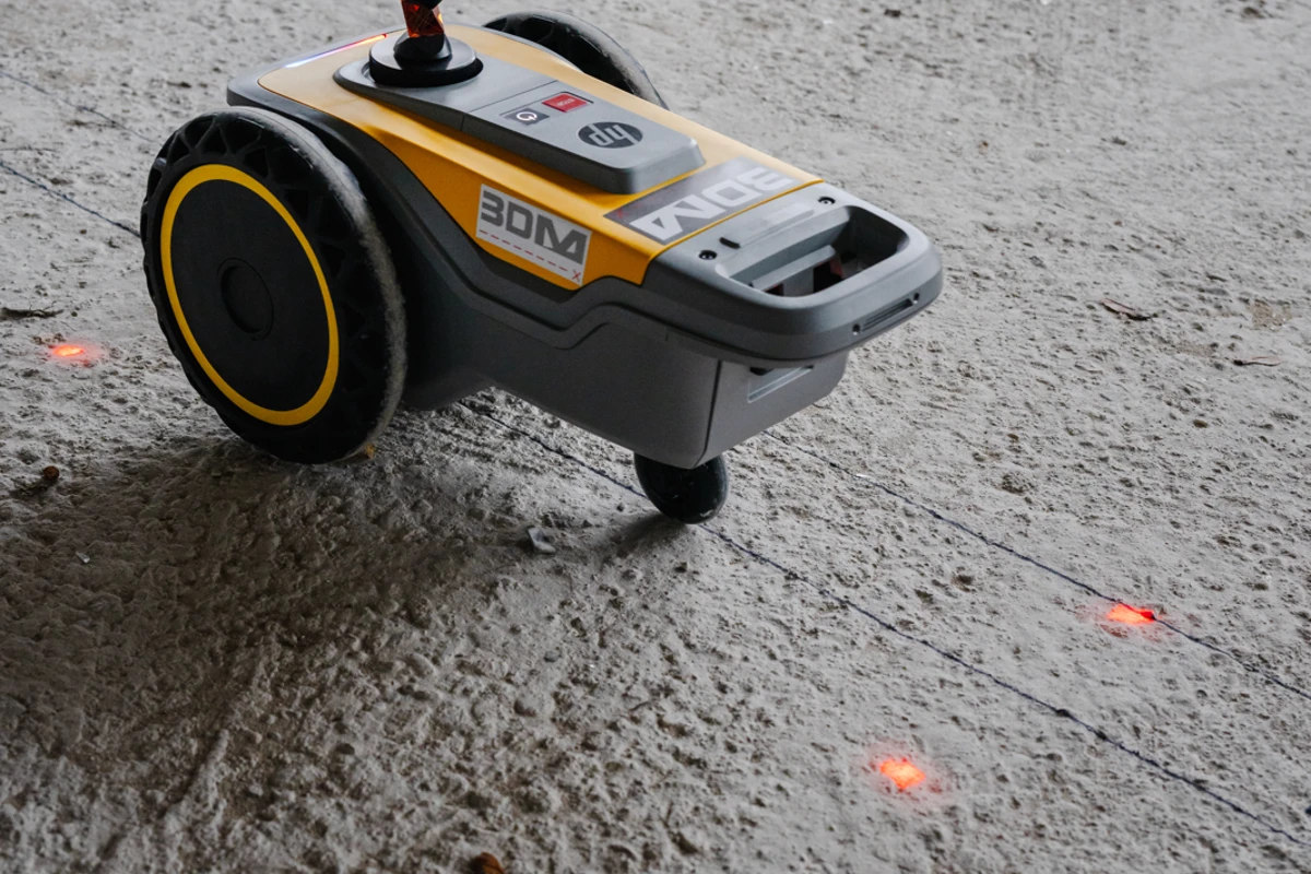 3DM HP SitePrint Druckroboter beim Praxisprojekt in Haltern